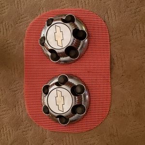 Set of 3 Chevy 2500 tire caps
